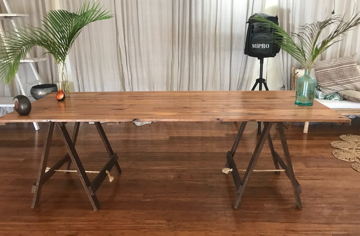 Timber Trestle Table