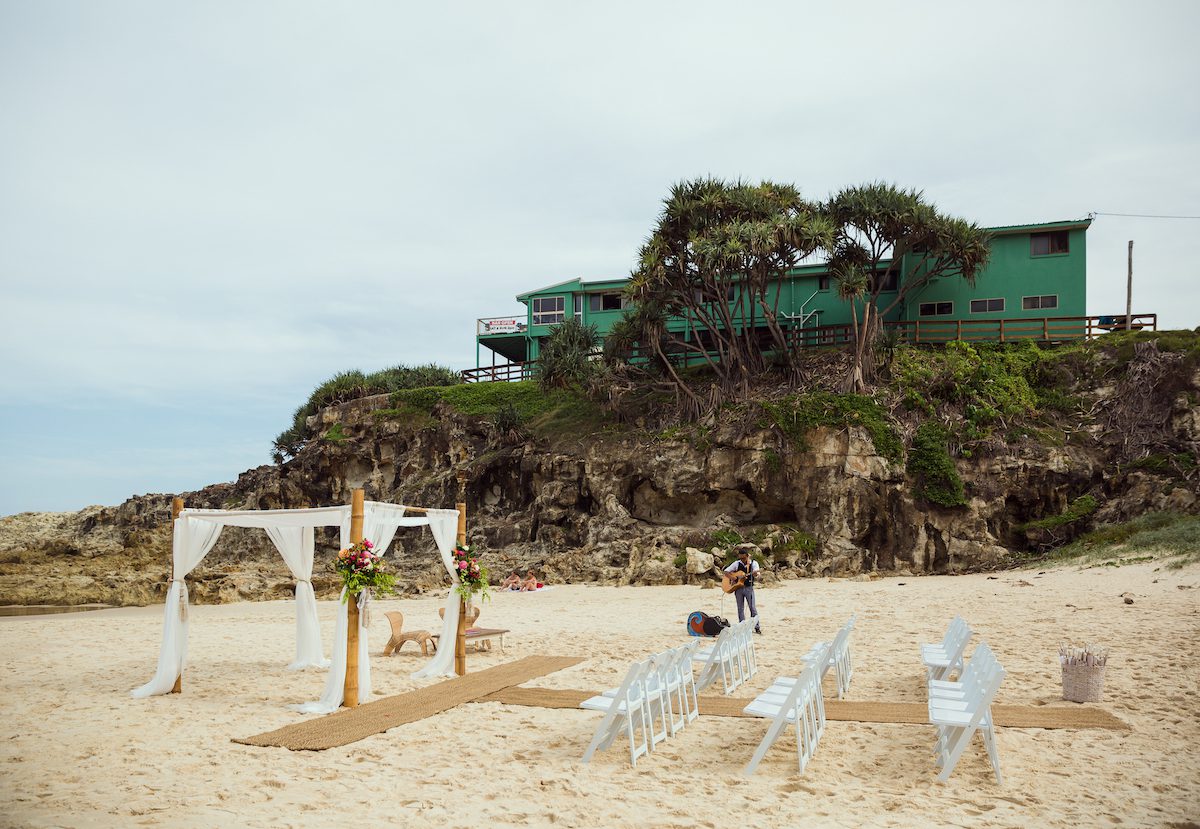 Point Lookout Surf Club Wedding